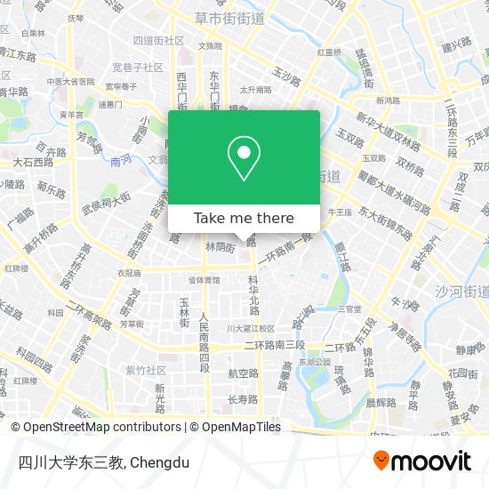四川大学东三教 map