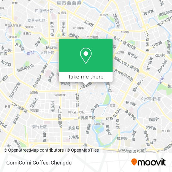 ComiComi Coffee map