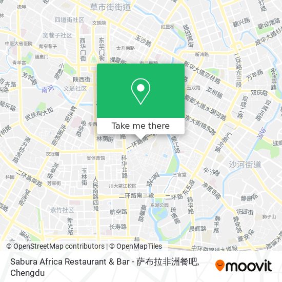 Sabura Africa Restaurant & Bar - 萨布拉非洲餐吧 map