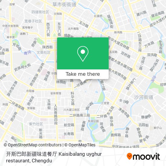 开斯巴郎新疆味道餐厅 Kaisibalang uyghur restaurant map