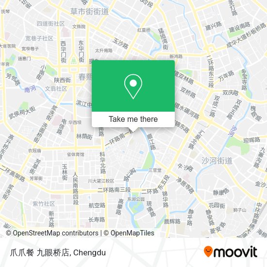 爪爪餐 九眼桥店 map