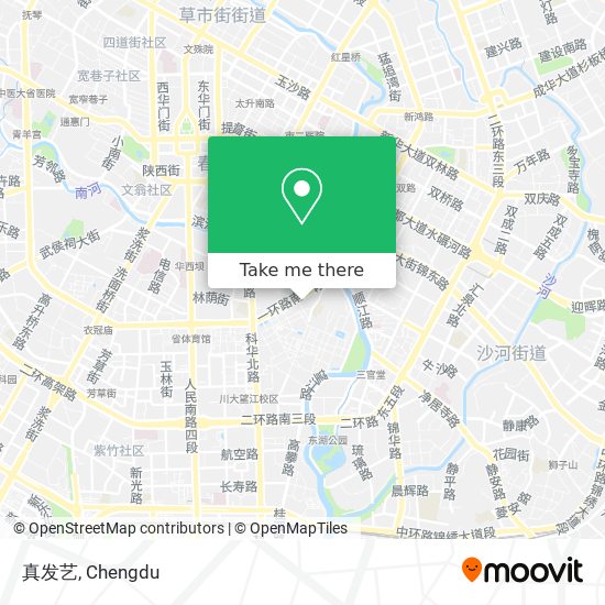 真发艺 map