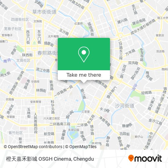 橙天嘉禾影城 OSGH Cinema map