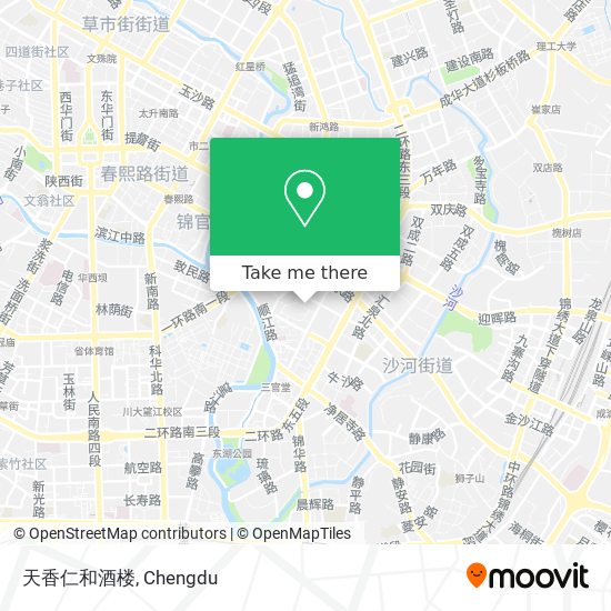 天香仁和酒楼 map