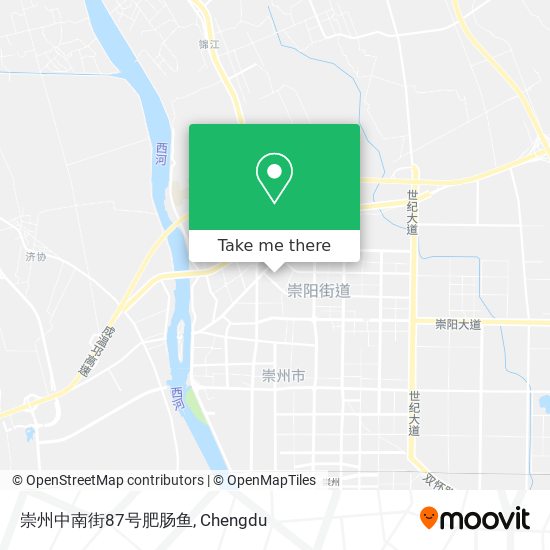 崇州中南街87号肥肠鱼 map