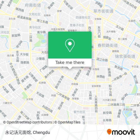永记汤元面馆 map