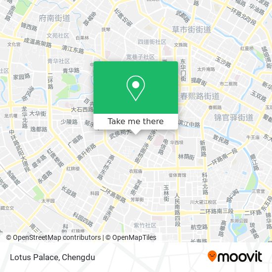 Lotus Palace map