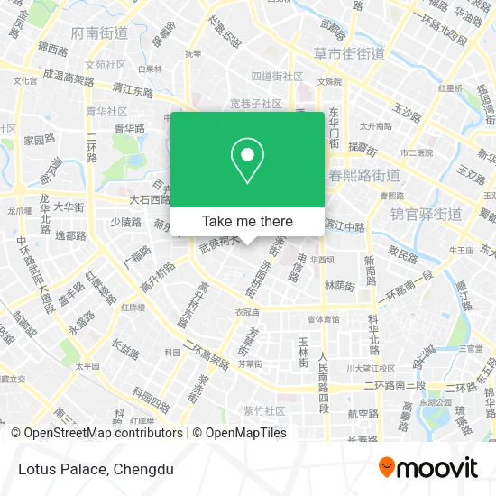 Lotus Palace map