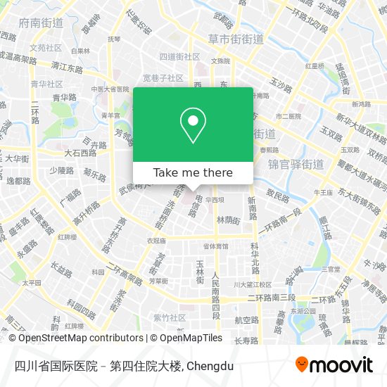 四川省国际医院﹣第四住院大楼 map