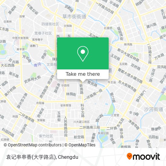 袁记串串香(大学路店) map
