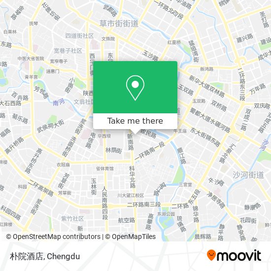 朴院酒店 map
