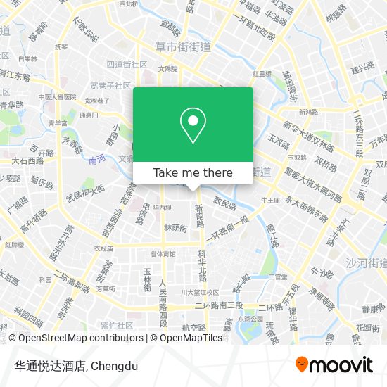 华通悦达酒店 map