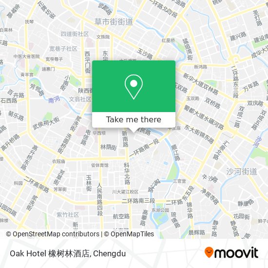 Oak Hotel 橡树林酒店 map