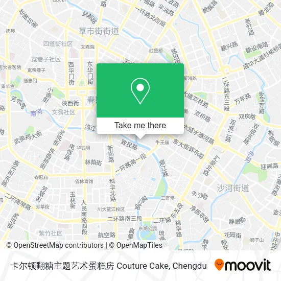 卡尔顿翻糖主题艺术蛋糕房 Couture Cake map