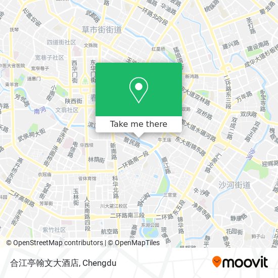合江亭翰文大酒店 map