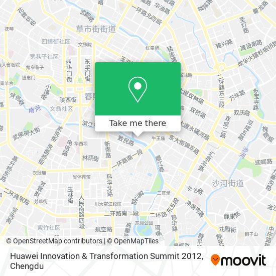 Huawei Innovation & Transformation Summit 2012 map