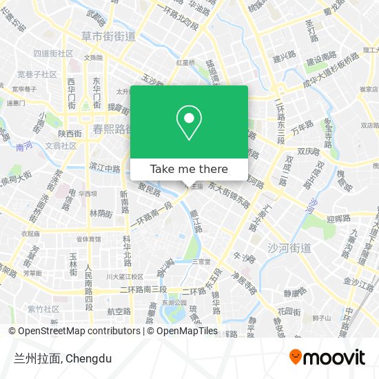 兰州拉面 map
