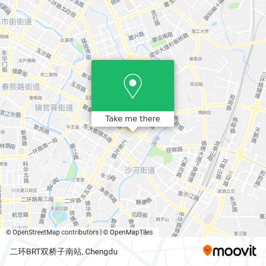 二环BRT双桥子南站 map
