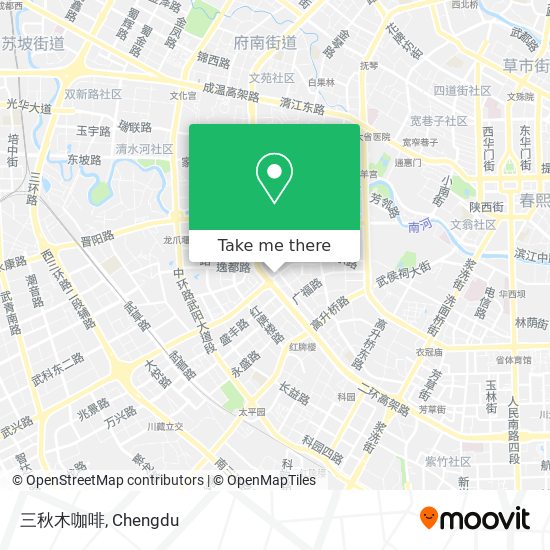 三秋木咖啡 map