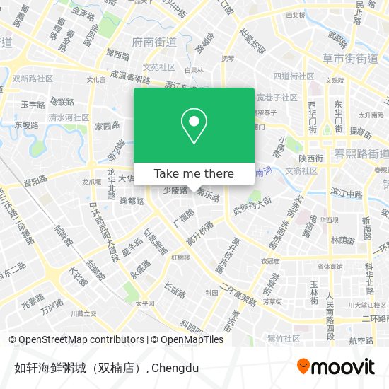 如轩海鲜粥城（双楠店） map