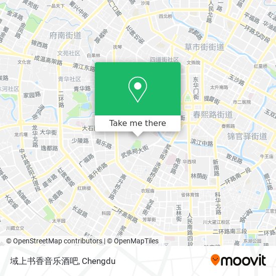 域上书香音乐酒吧 map
