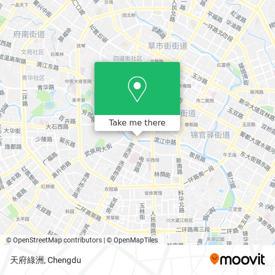 天府綠洲 map