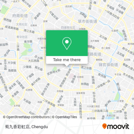 蜀九香彩虹店 map