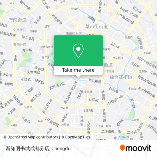 新知图书城成都分店 map