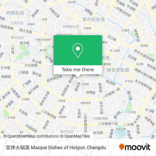 冒牌火锅菜 Maopai Dishes of Hotpot map
