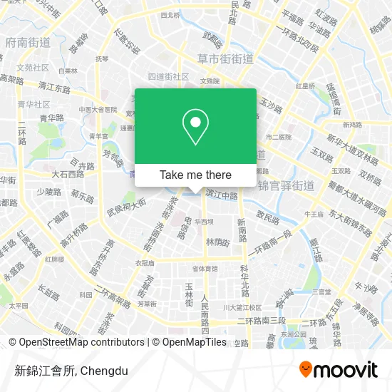 新錦江會所 map
