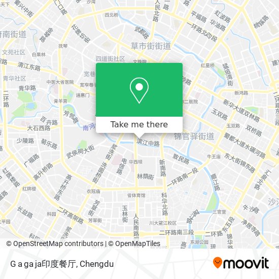 G a ga ja印度餐厅 map