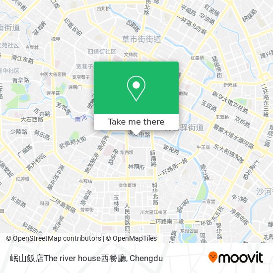 岷山飯店The river house西餐廳 map