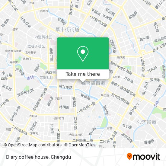 Diary coffee house map