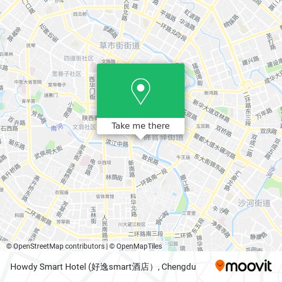 Howdy Smart Hotel map
