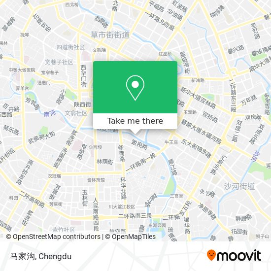 马家沟 map