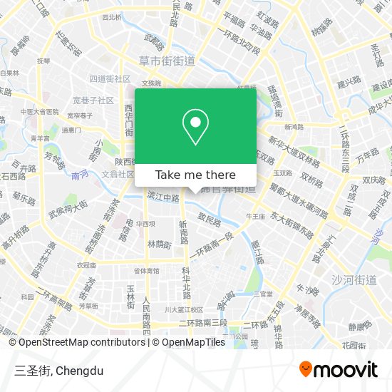 三圣街 map