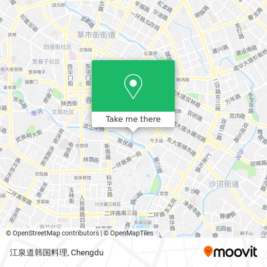 江泉道韩国料理 map