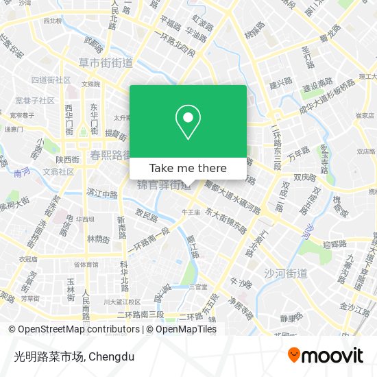 光明路菜市场 map
