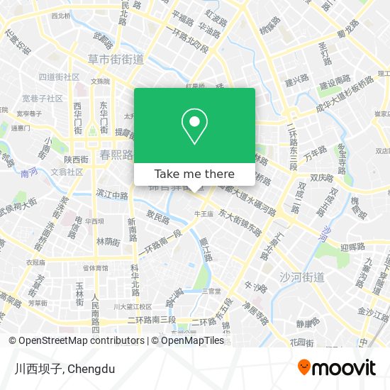 川西坝子 map