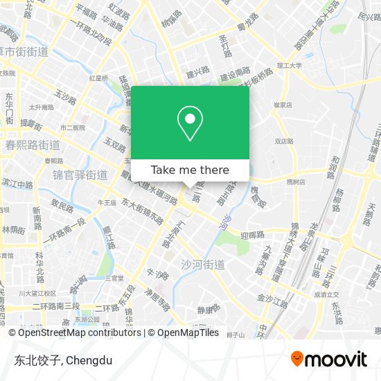 东北饺子 map