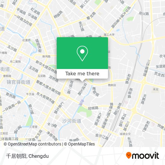 千居朝阳 map
