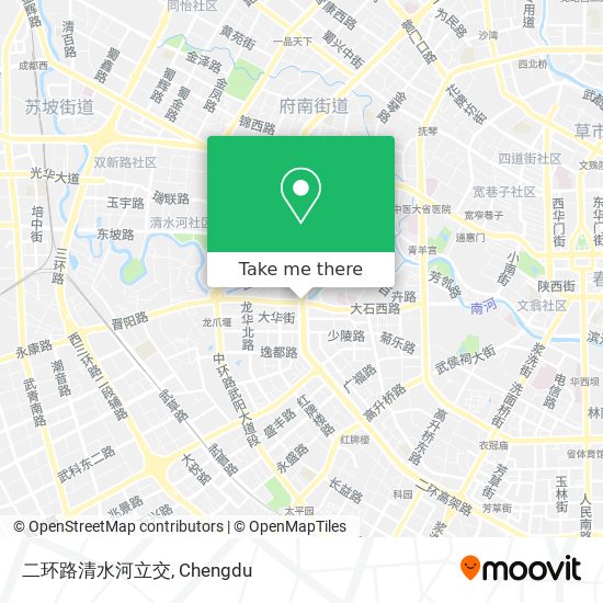 二环路清水河立交 map