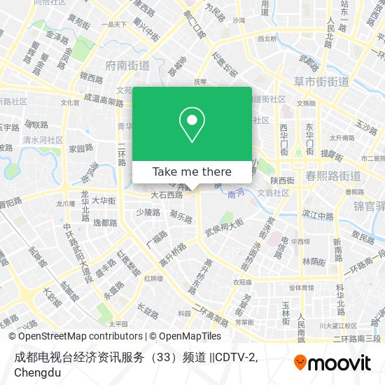 成都电视台经济资讯服务（33）频道 ||CDTV-2 map