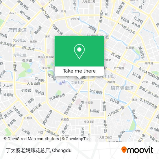 丁太婆老妈蹄花总店 map