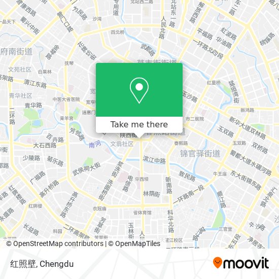 红照壁 map