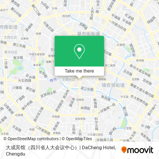 大成宾馆（四川省人大会议中心）| DaCheng Hotel map