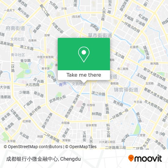 成都银行小微金融中心 map
