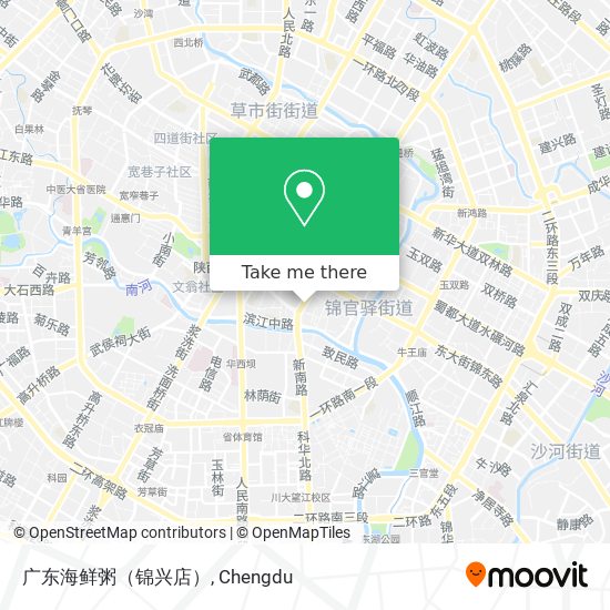 广东海鲜粥（锦兴店） map