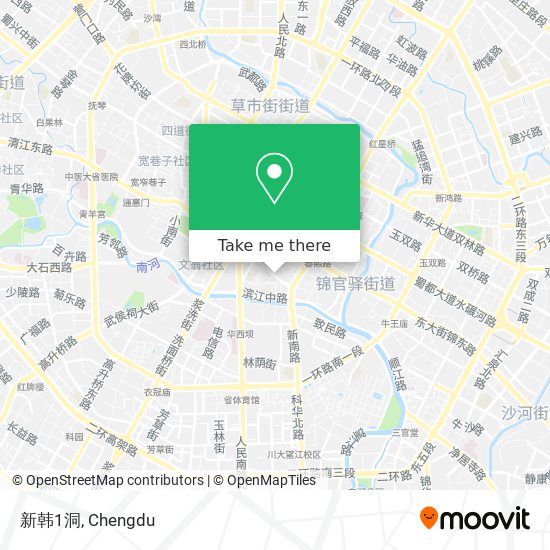 新韩1洞 map