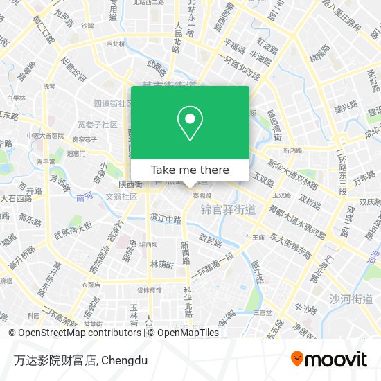 万达影院财富店 map